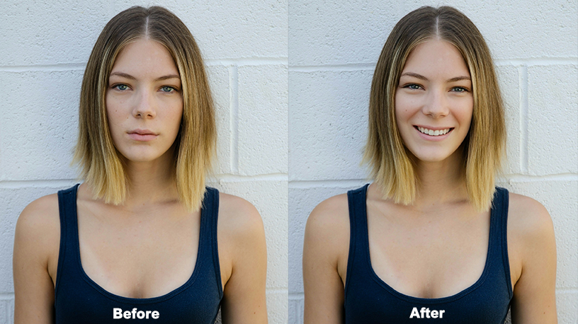 Your selfies deserve to shine, and AI Expression makes that happen. This feature enhances your portraits by adjusting facial expressions, smoothing skin, and even tweaking lighting.